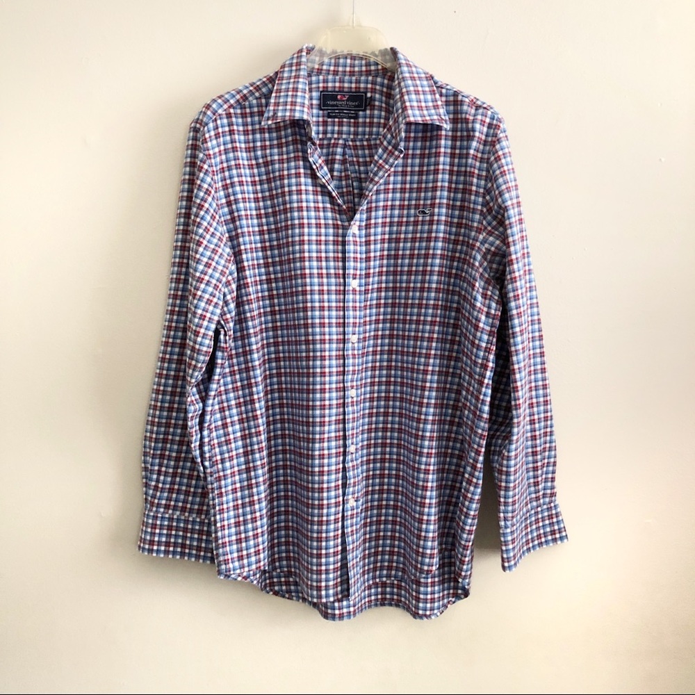 Vineyard Vines Men’s Slim Fit Whale shirt LG